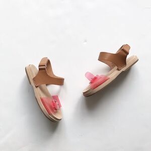 Zara foam buckle sandals VGUC size 26(9.5)